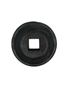 Base per scala in ghisa foro quadro da 30 mm, altezza 30 mm.png